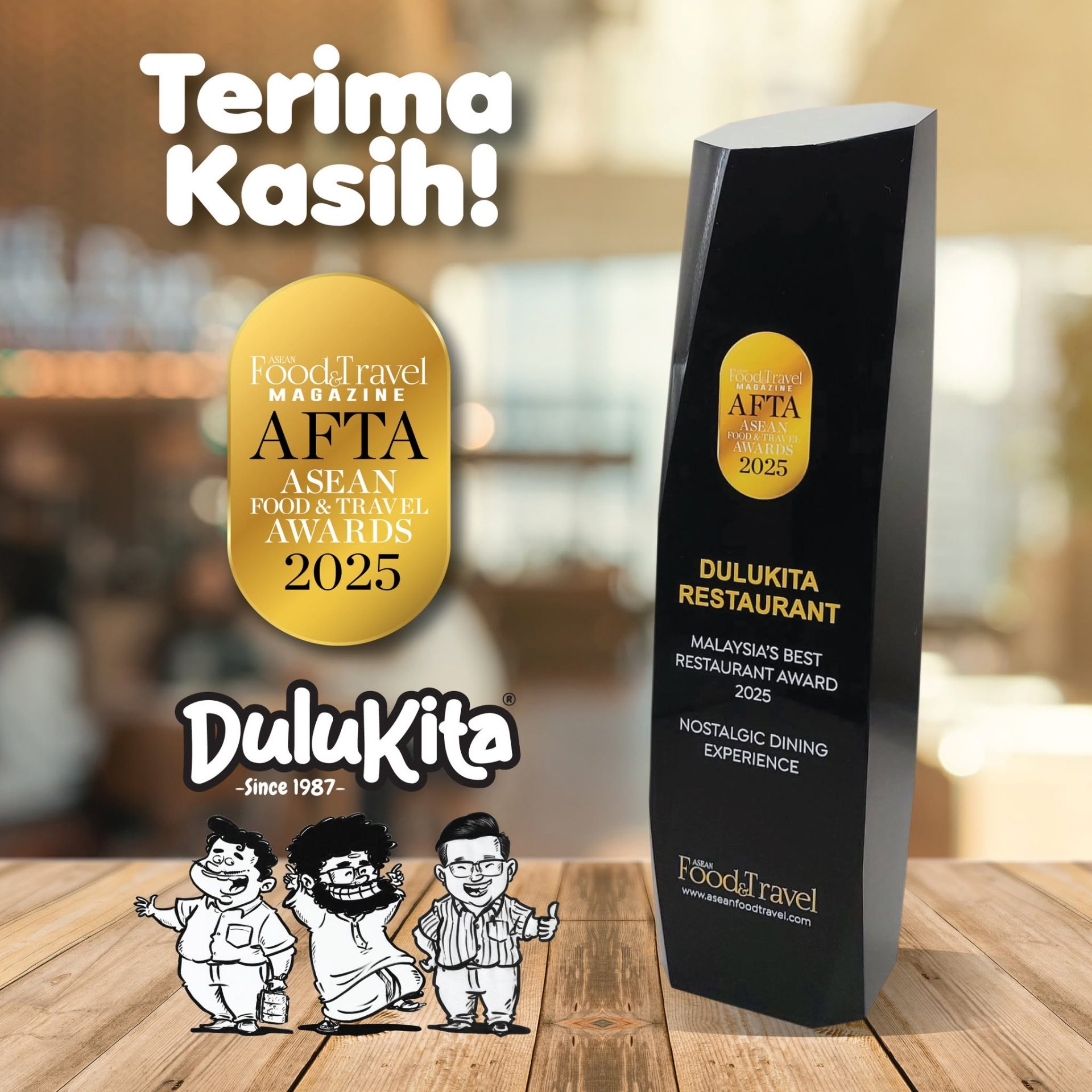 AFTA 2025 Malaysia's Best Restaurant Award