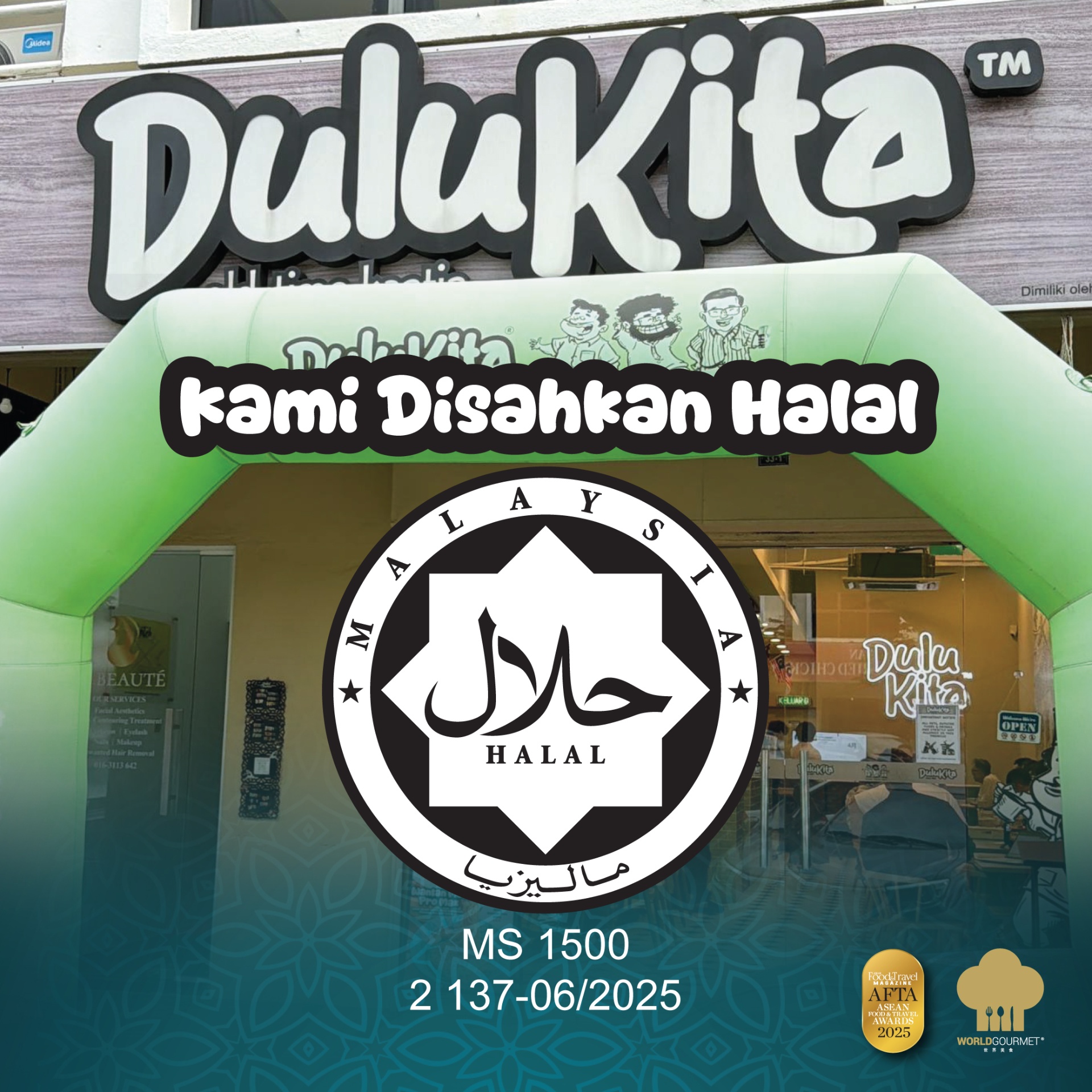 Halal certification at Kota Damansara outlet